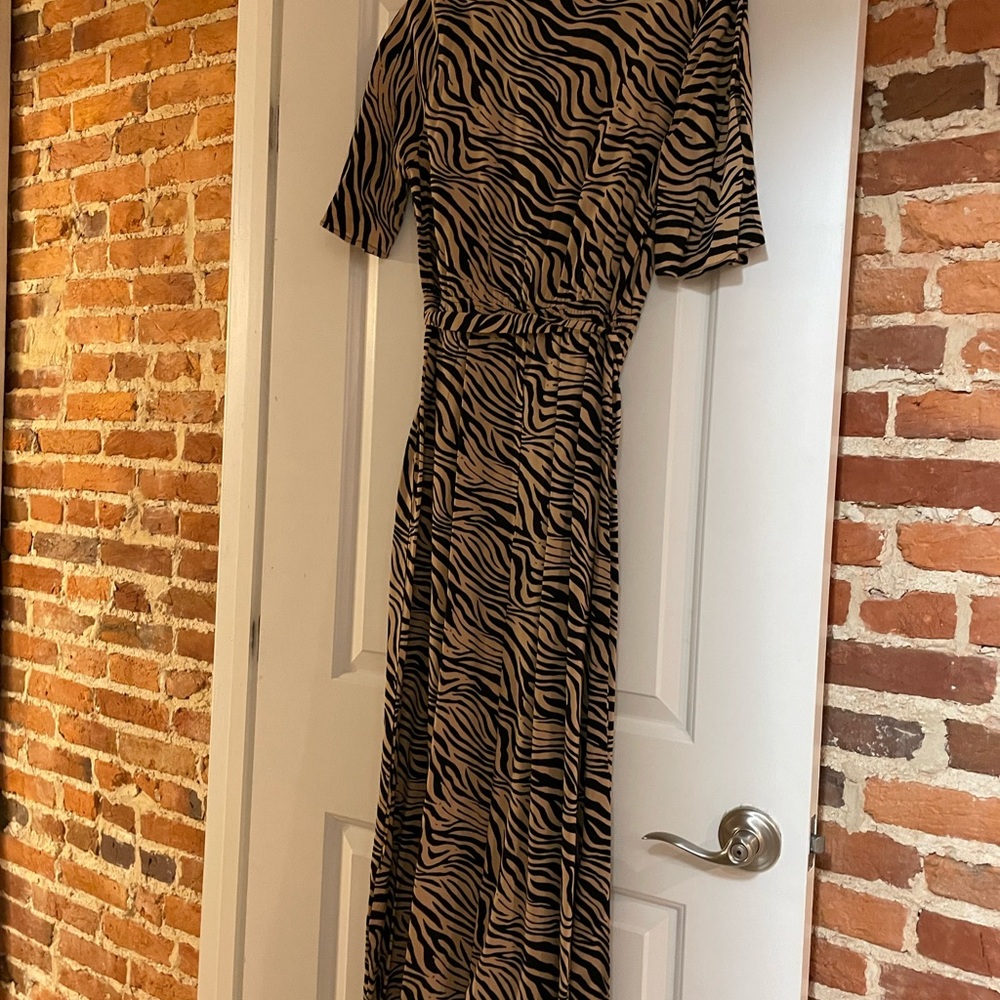 INC International Concepts Black and Tan Dress